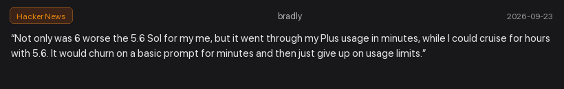 Hacker News comment from bradly on GPT-6 generation subscription usage