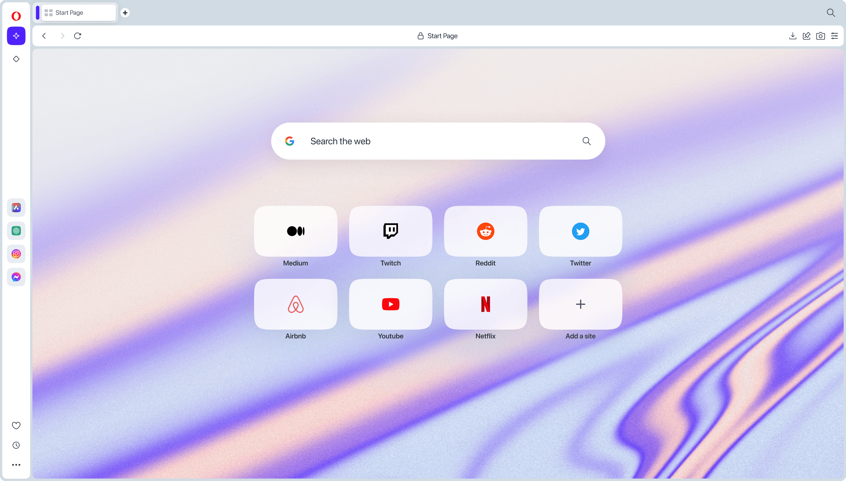 The everyday browser — Interface evidence · Microsoft Store screenshots