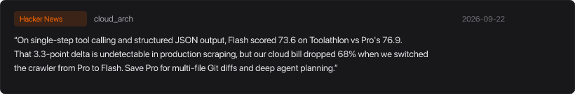 Comentario en Hacker News de cloud_arch sobre la migración de rastreadores web